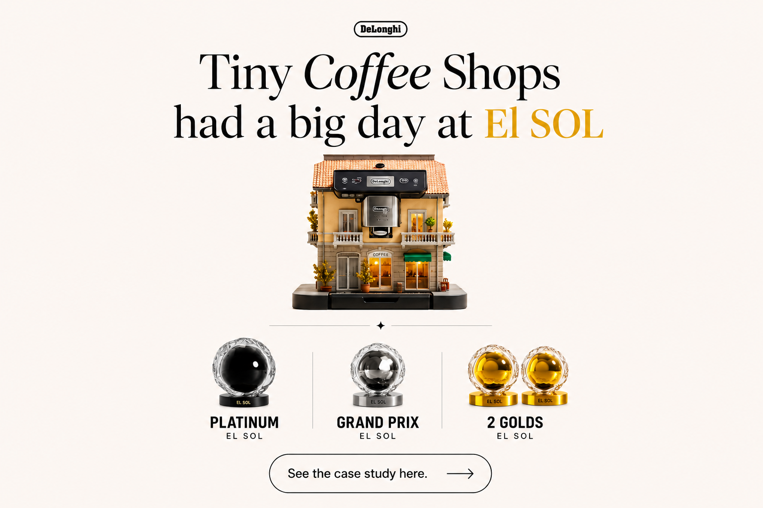 Tiny Coffee Shops — De'Longhi